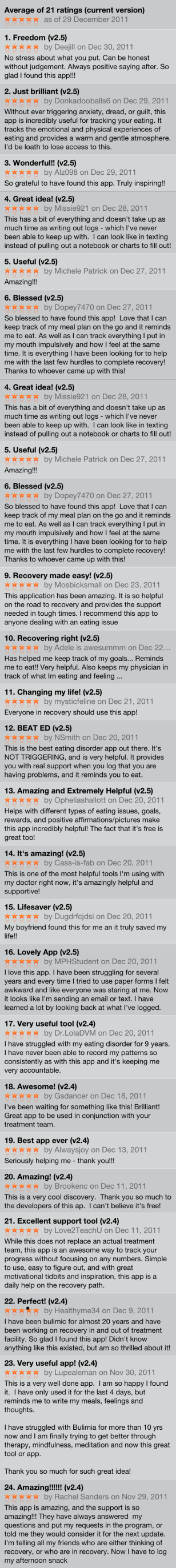 app store reviews
